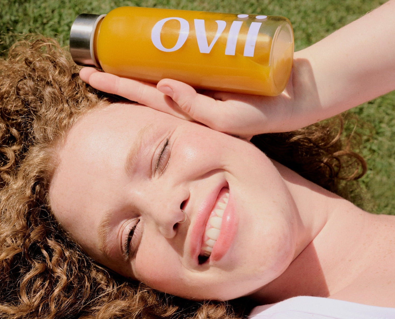 Girl with Ovii Drink